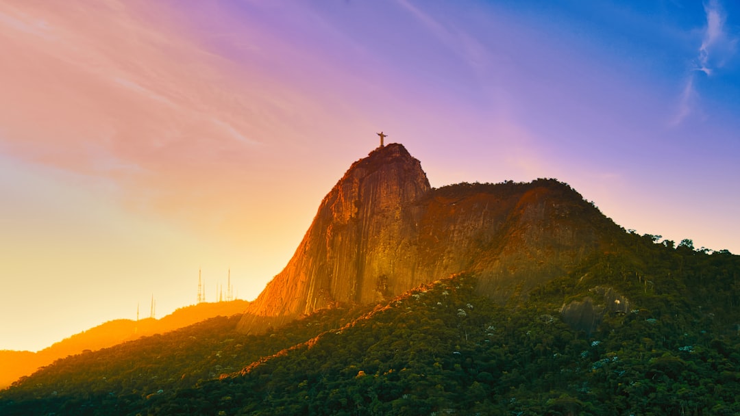 Summer has its magic days in Rio de Janeiro. Picture of the window of my house.